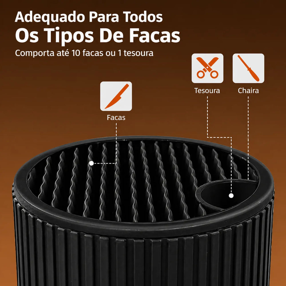 Suporte para Facas com Design Compacto
