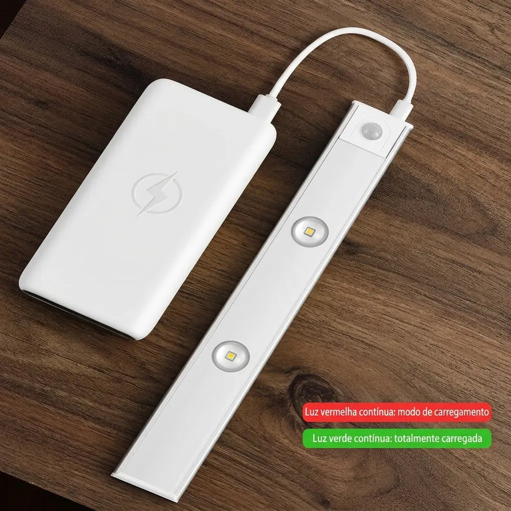 Luminária LED com Sensor de Movimento USB