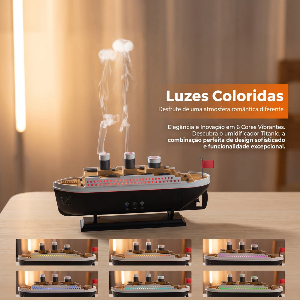 Umidificador Aromatizador Navio Titanic