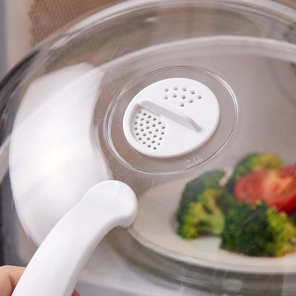 Tampa Protetora para Micro-ondas com Respiro de Vapor e Alça