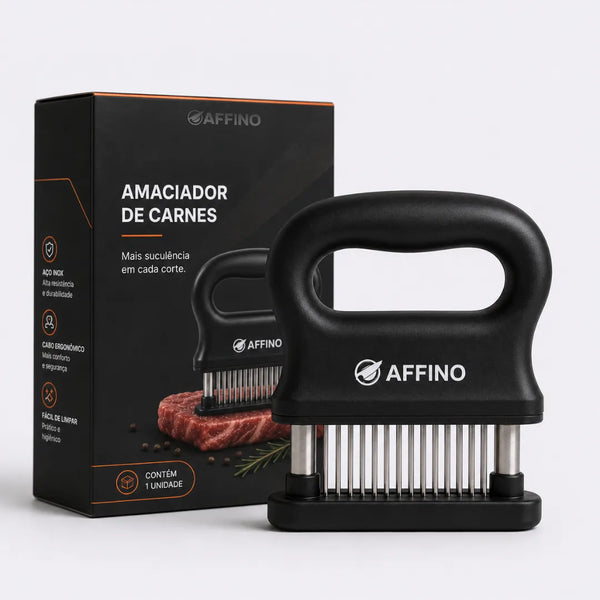 Amaciador de Carne 48 Agulhas em Aço Inox