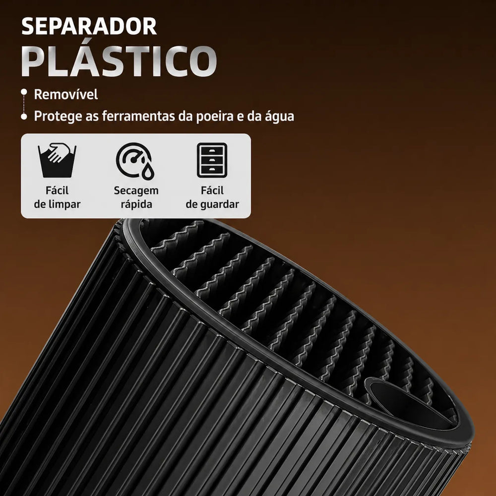 Suporte para Facas com Design Compacto