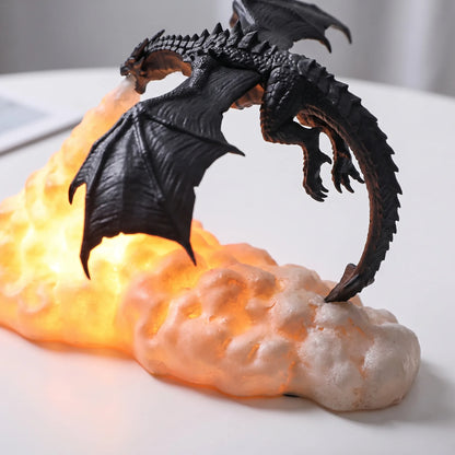 Luminária 3D Dragão Firestorm | Edição Limitada