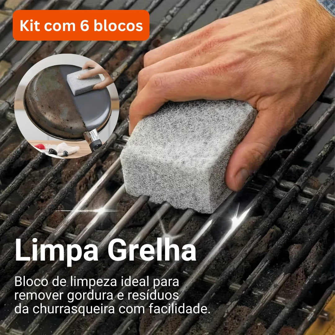 Pedra de Limpeza para Grelhas e Churrasqueiras