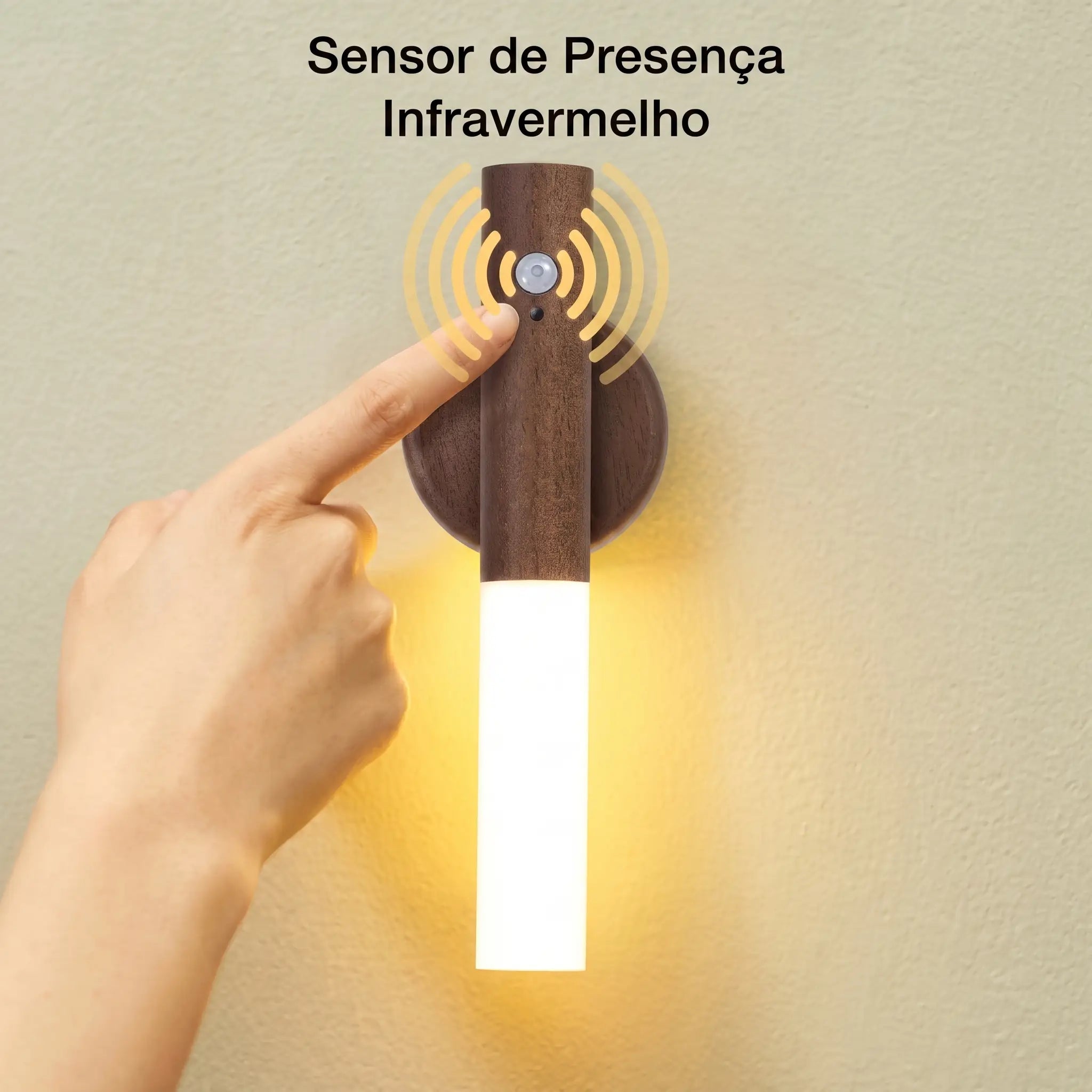 Luminária LED Bastão com Sensor de Movimento
