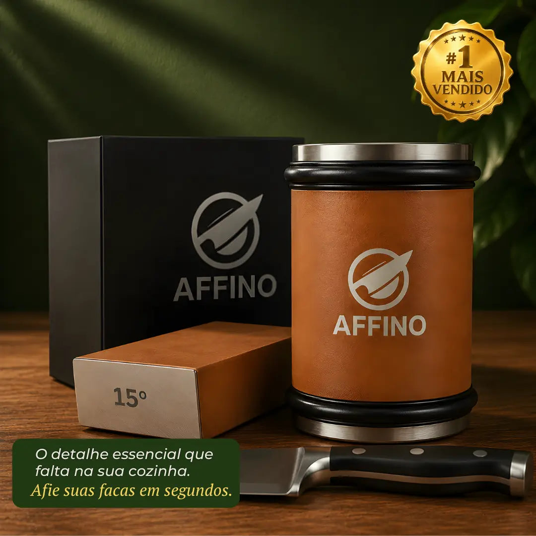 Affino™ - Afiador de Facas Magnético de Rolo Diamantado