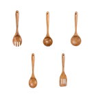5pçs - Marrom Claro