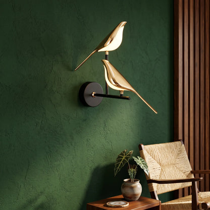 Arandela LED Decorativa Pássaro Magpie
