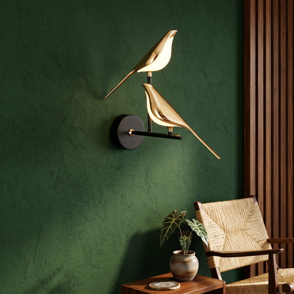 Arandela LED Decorativa Pássaro Magpie