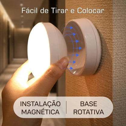 Luz de Led  LED Noturna com Sensor de Movimento 360°