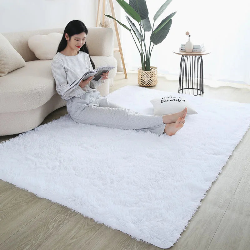 Tapete de Veludo Luxuoso Macio e Antiderrapante - Sala/Quarto