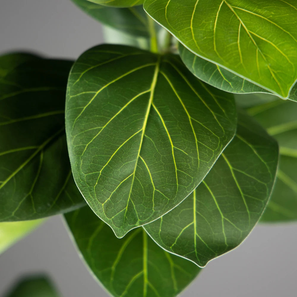 Árvore Artificial Ficus com Folhas Tropicais para Decoração