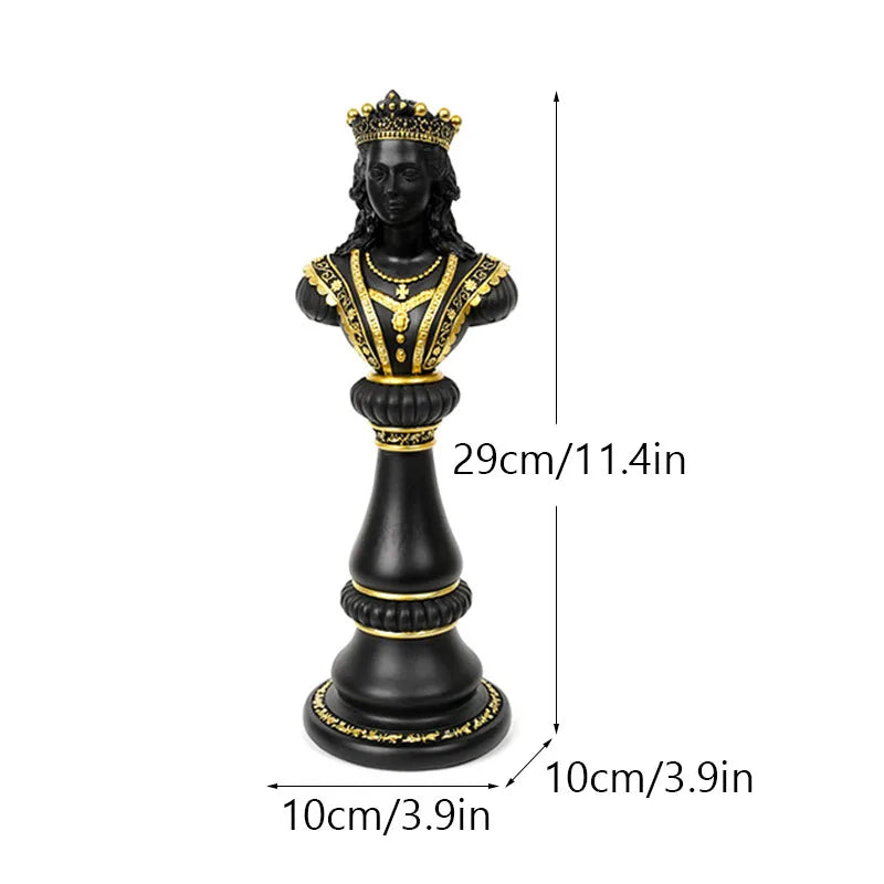 Figurina de Xadrez de Resina