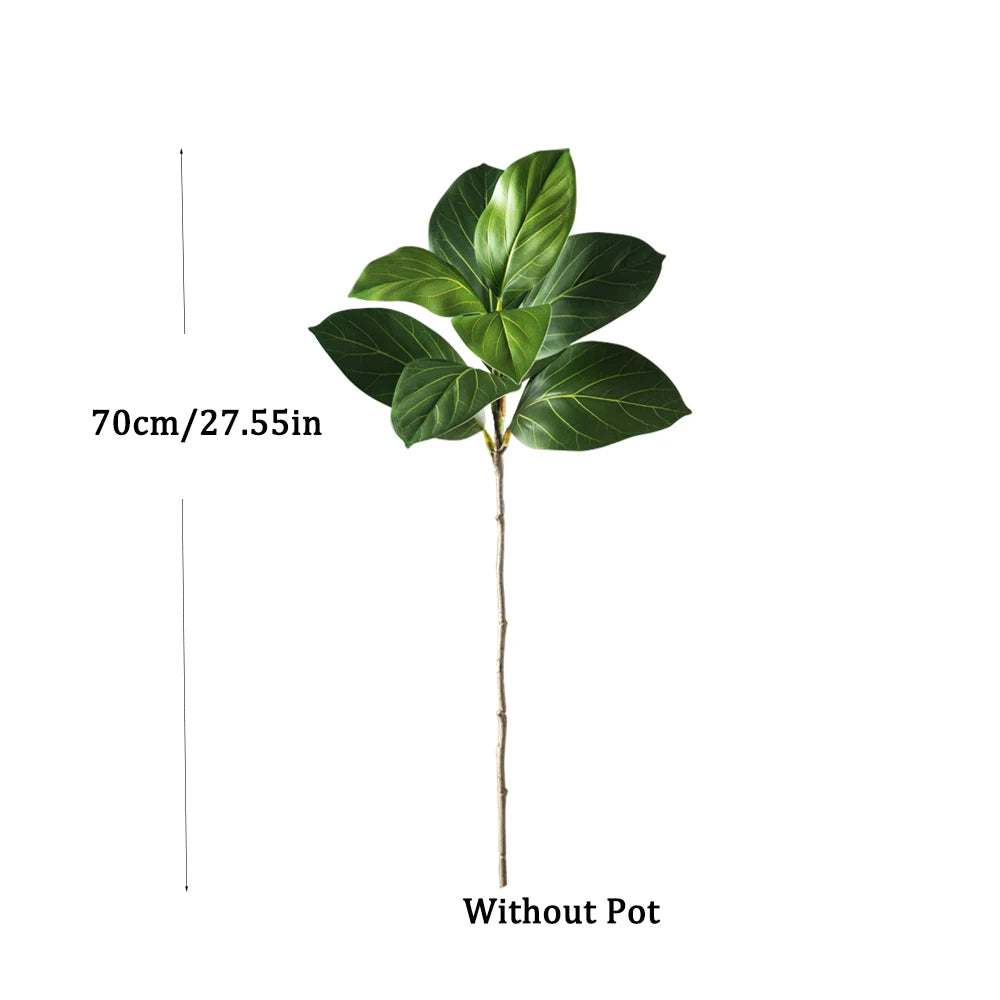 Árvore Artificial Ficus com Folhas Tropicais para Decoração