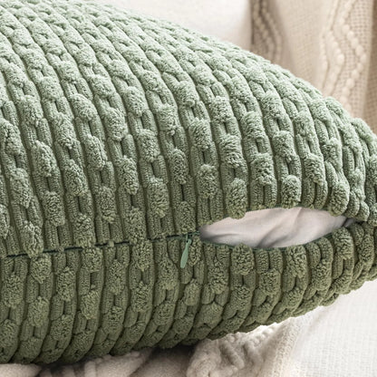 Capa de Almofada Decorativa em Corduroy Estilo Boho