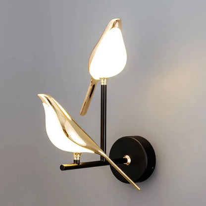 Arandela LED Decorativa Pássaro Magpie