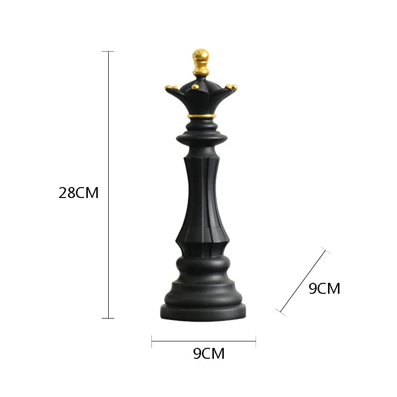 Figurina de Xadrez de Resina