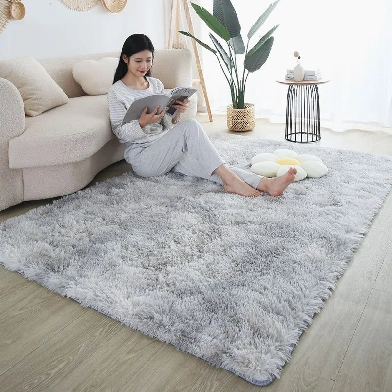 Tapete de Veludo Luxuoso Macio e Antiderrapante - Sala/Quarto