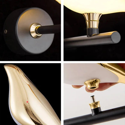 Arandela LED Decorativa Pássaro Magpie
