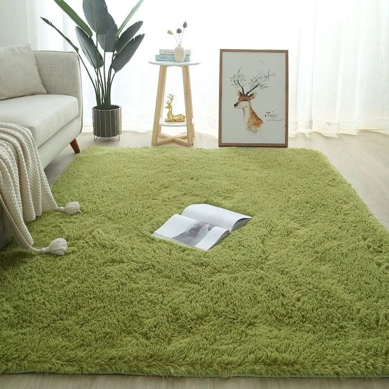 Tapete de Veludo Luxuoso Macio e Antiderrapante - Sala/Quarto