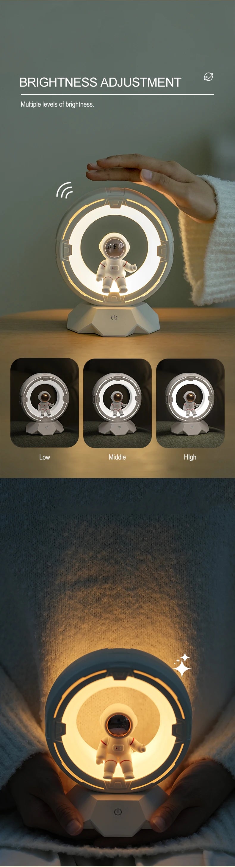 Lâmpada de Mesa LED Dimmer