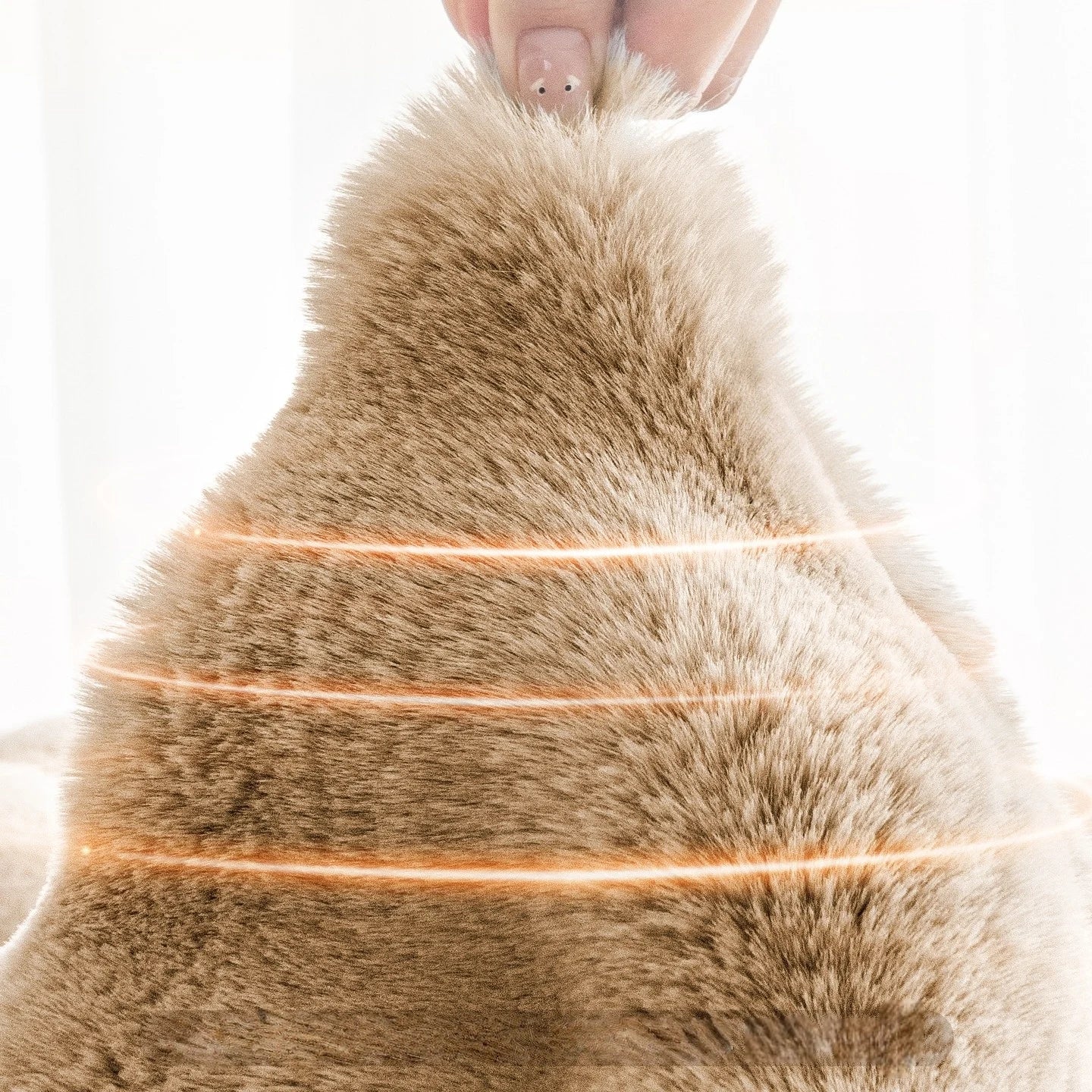Capa de Sofá Pelúcia Fake Fur – Antiderrapante e Macia