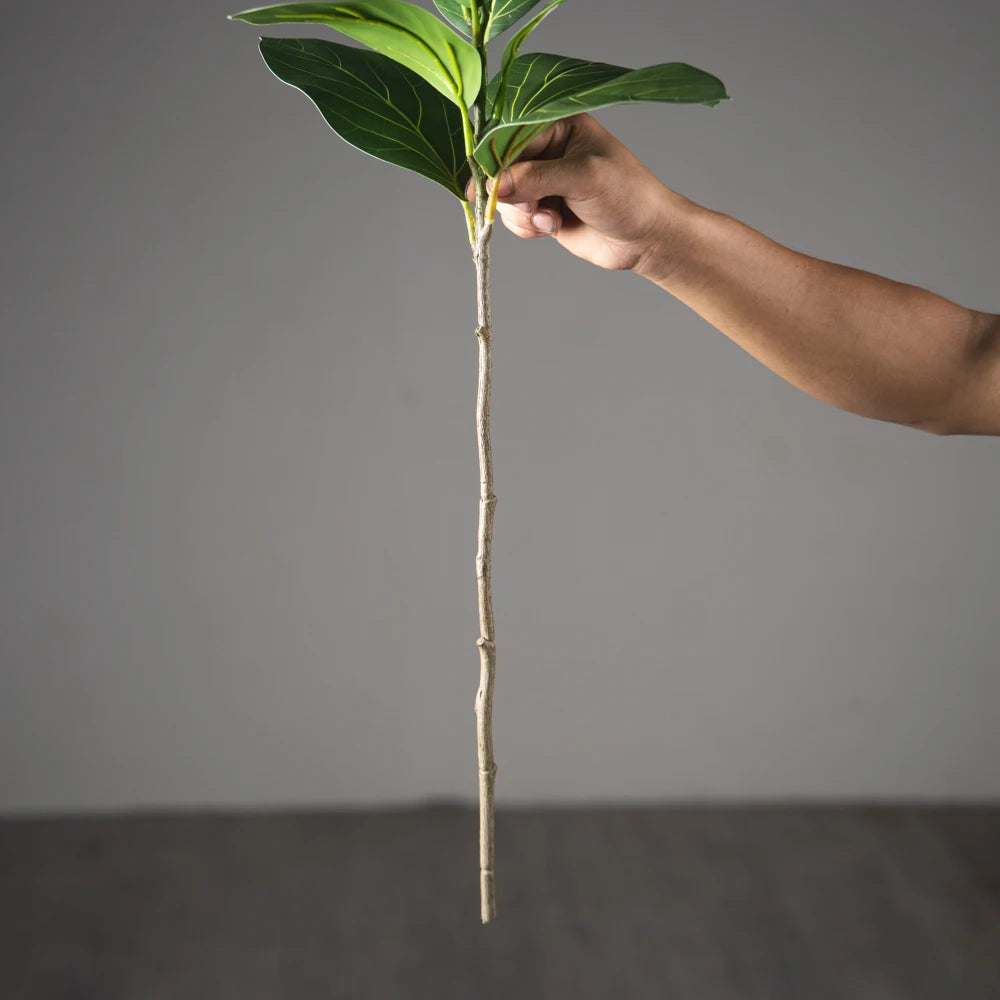Árvore Artificial Ficus com Folhas Tropicais para Decoração