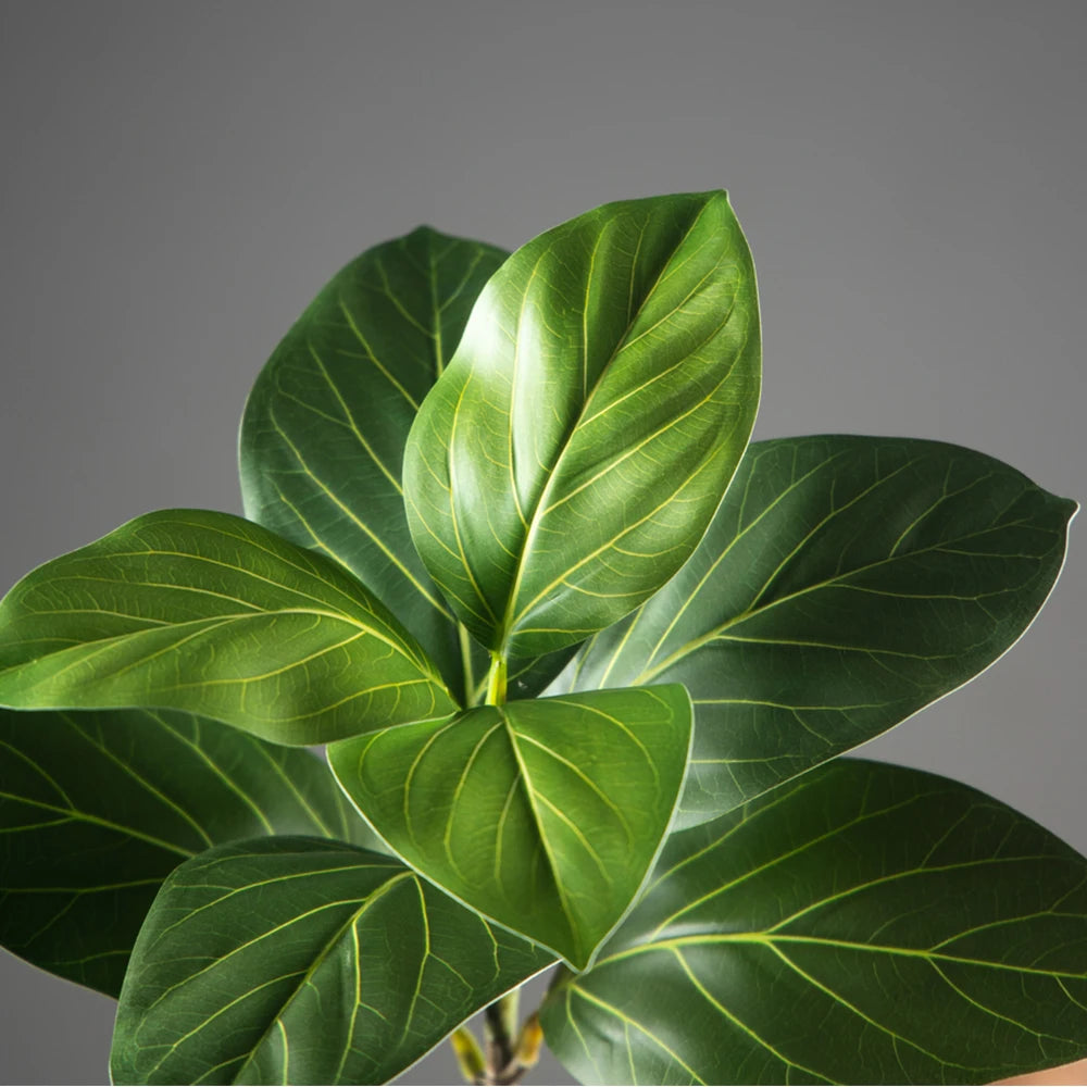 Árvore Artificial Ficus com Folhas Tropicais para Decoração