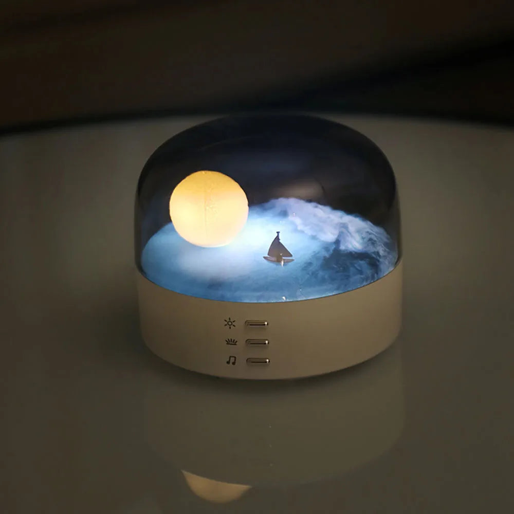 Lâmpada de Mesa de Lua