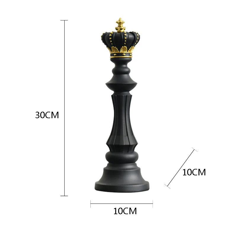 Figurina de Xadrez de Resina