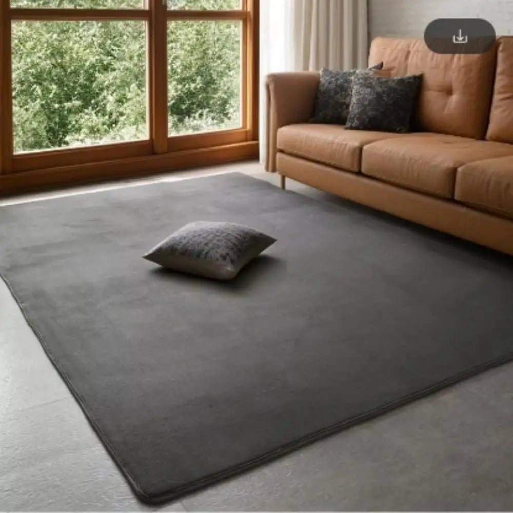 Tapete de Veludo Coral para Sala e Quarto