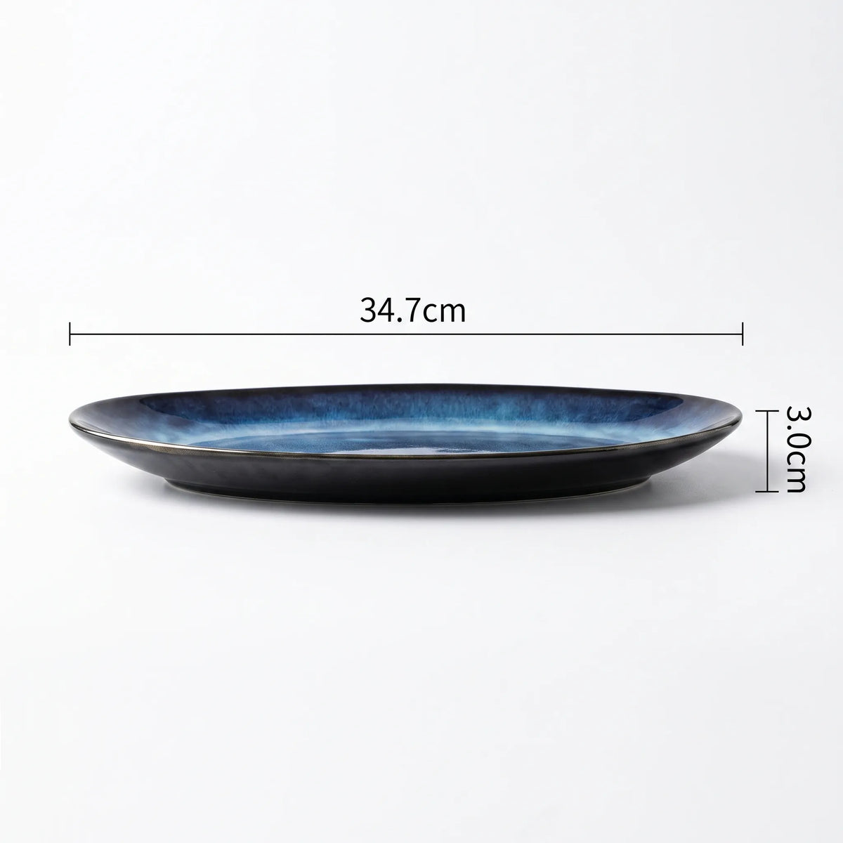 Travessa de Cerâmica Estilo Japonês em Formato de Peixe