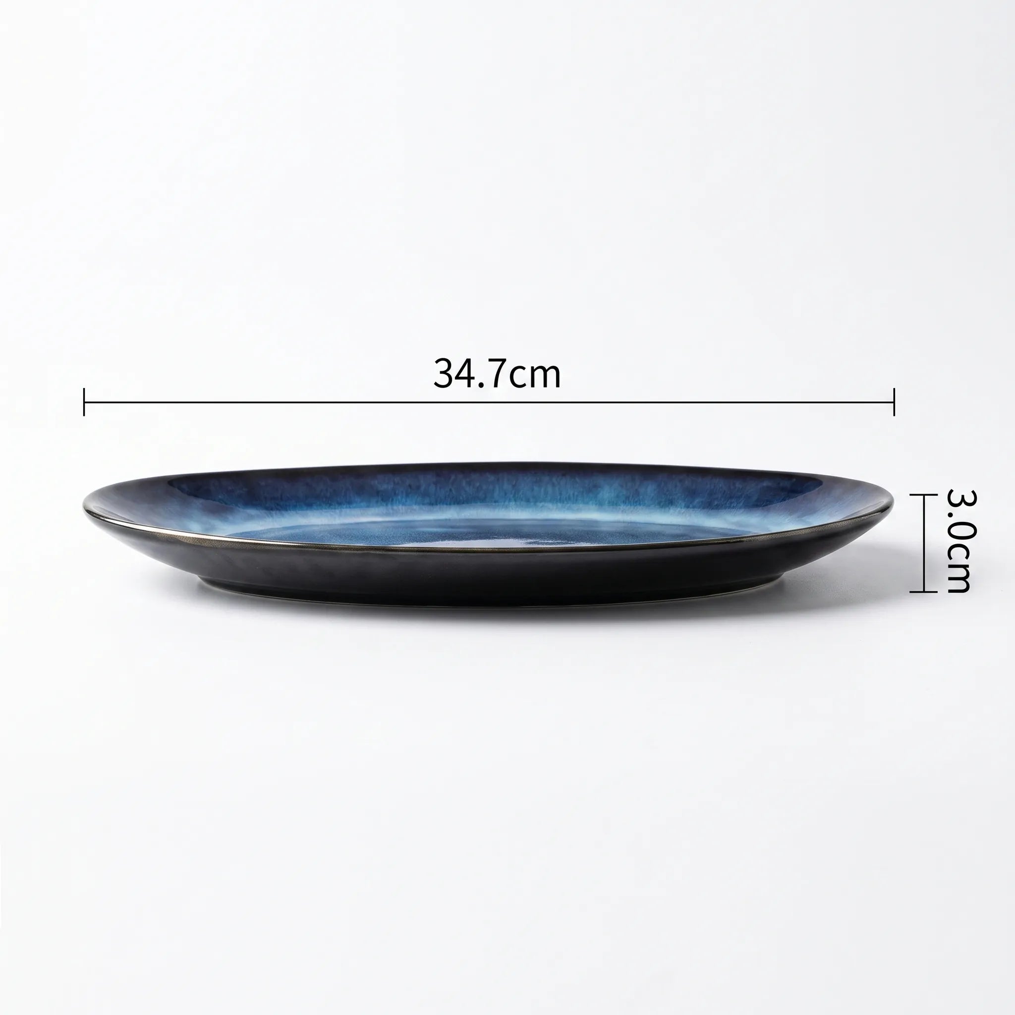 Travessa de Cerâmica Estilo Japonês em Formato de Peixe