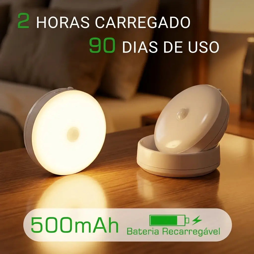 Luz de Led  LED Noturna com Sensor de Movimento 360°