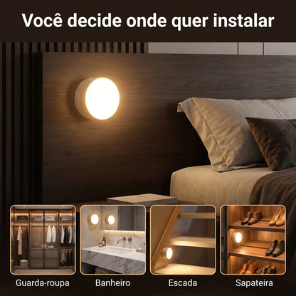 Luz de Led  LED Noturna com Sensor de Movimento 360°