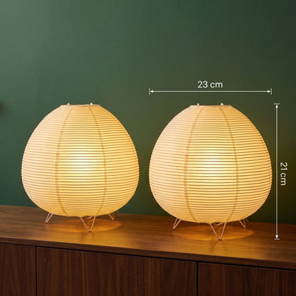 Luminária de Mesa Wabi Sabi Estilo Nórdico com LED
