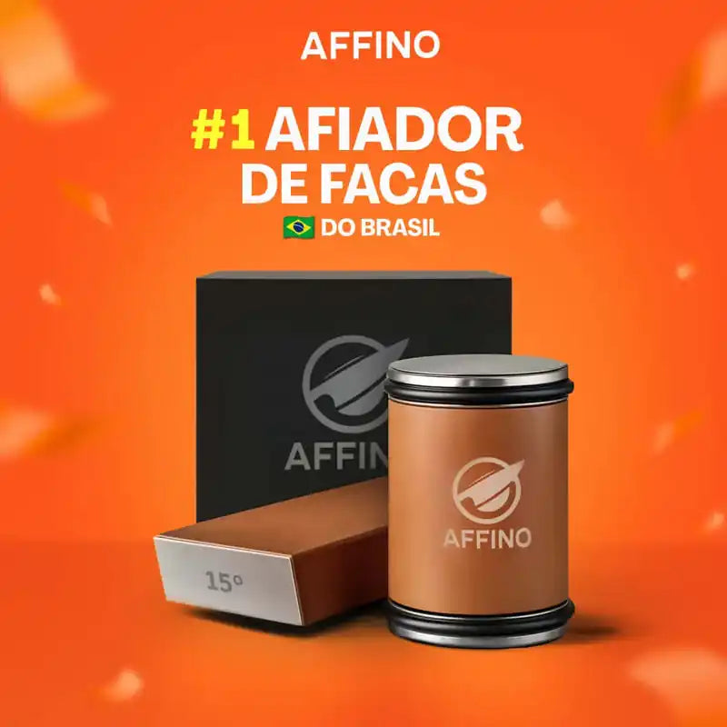 Affino™ - Afiador de Facas Magnético de Rolo Diamantado + Brinde Grátis